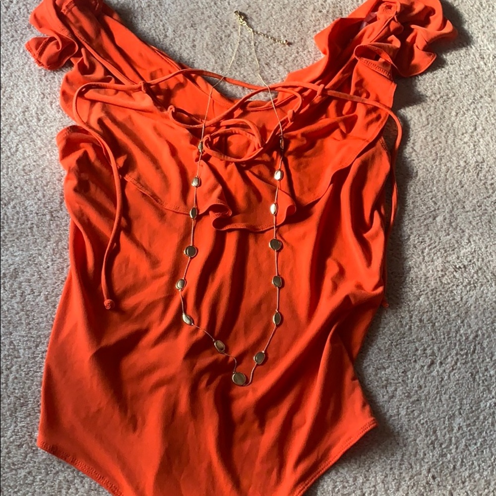 Orange onsie
